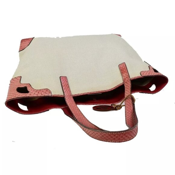 authenticity guaranteed CARTIER Logo Marcello Shoulder Tote Bag Canvas - Picture 5 of 16